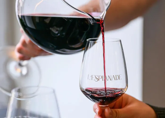 L'esplanade Restaurant Bar A Vin ホテル Le Pellerin